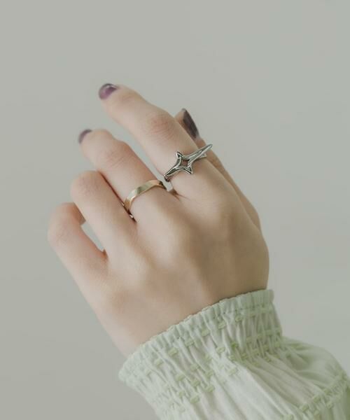 SMELLY / スメリー リング | スターモチーフ2セットリング | 詳細3