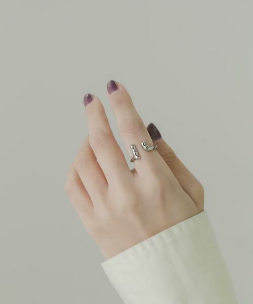 SMELLY / スメリー リング | ステンレスニュアンスラインリング | 詳細1