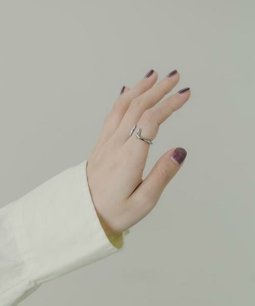 SMELLY / スメリー リング | ステンレスニュアンスラインリング | 詳細2