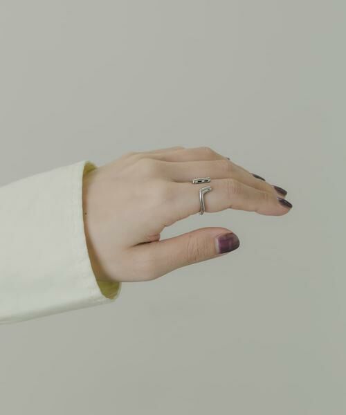 SMELLY / スメリー リング | ステンレスニュアンスラインリング | 詳細3