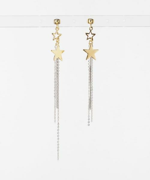 SMELLY / スメリー ピアス・イヤリング | スターチェーンアシメピアス | 詳細7