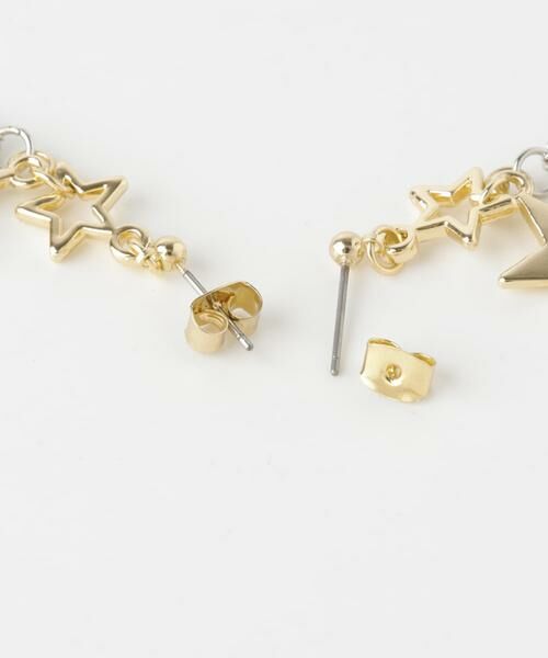 SMELLY / スメリー ピアス・イヤリング | スターチェーンアシメピアス | 詳細8
