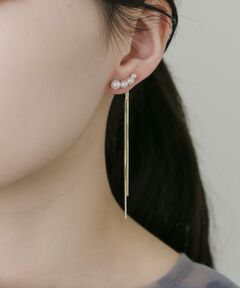 SMELLY / スメリー ピアス・イヤリング | パールチェーンピアス