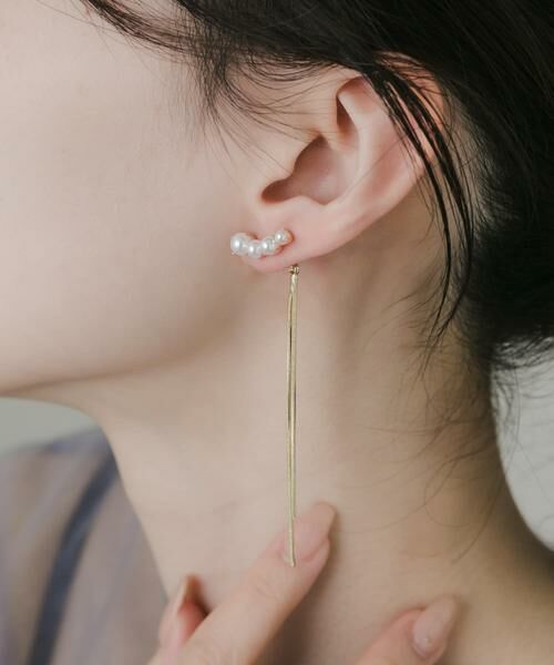 SMELLY / スメリー ピアス・イヤリング | パールチェーンピアス | 詳細2