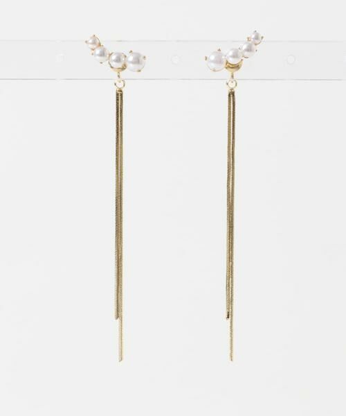 SMELLY / スメリー ピアス・イヤリング | パールチェーンピアス | 詳細3