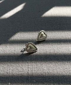 SMELLY / スメリー ピアス・イヤリング | マットメタルハートピアス