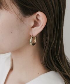 SMELLY / スメリー ピアス・イヤリング | ニュアンスメタルサークルワンタッチピアス