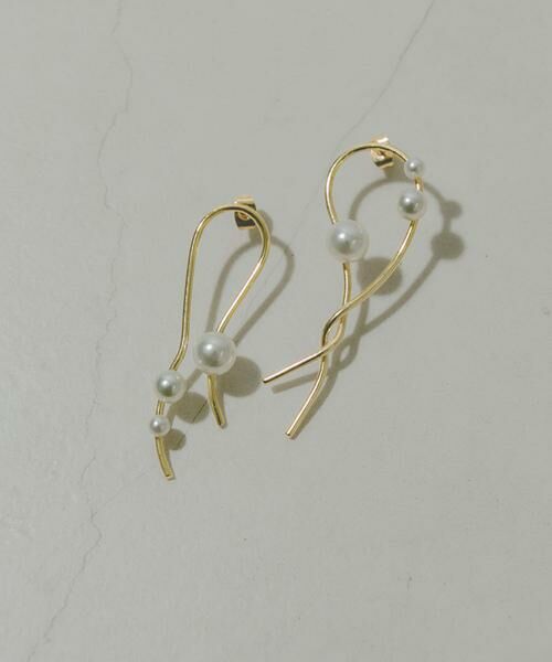SMELLY / スメリー ピアス・イヤリング | アシメパールピアス | 詳細1