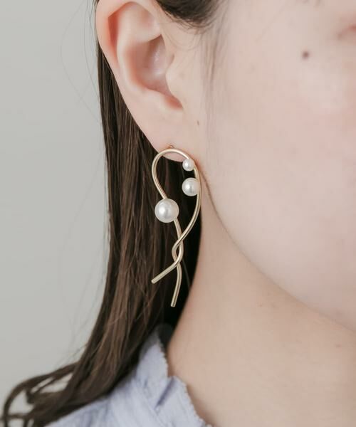 SMELLY / スメリー ピアス・イヤリング | アシメパールピアス | 詳細3