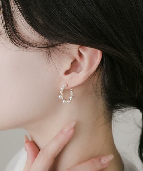 SMELLY / スメリー ピアス・イヤリング | パールラインピアス | 詳細2