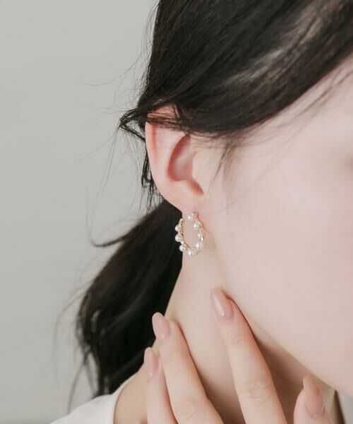 SMELLY / スメリー ピアス・イヤリング | パールラインピアス | 詳細3