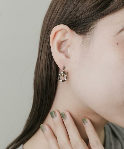 SMELLY / スメリー ピアス・イヤリング | ボールメタルオーバルピアス | 詳細5