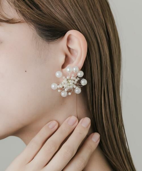 SMELLY / スメリー ピアス・イヤリング | フラワーモチーフパールシャワーピアス | 詳細2