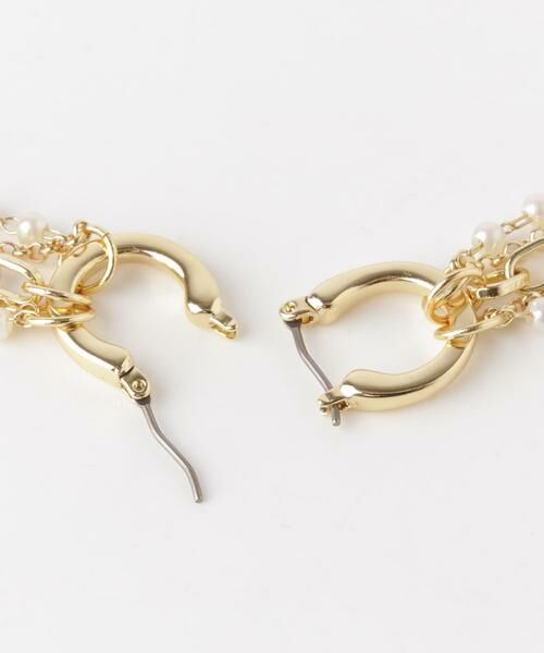 SMELLY / スメリー ピアス・イヤリング | パールチェーンマルチWAYフープピアス | 詳細5