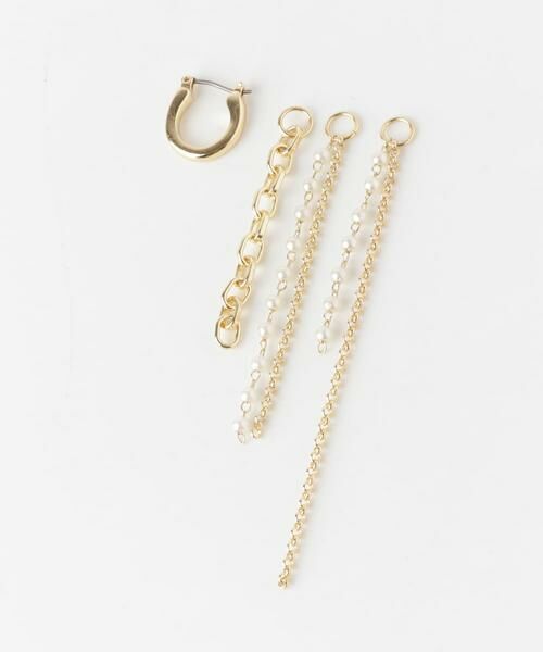 SMELLY / スメリー ピアス・イヤリング | パールチェーンマルチWAYフープピアス | 詳細6