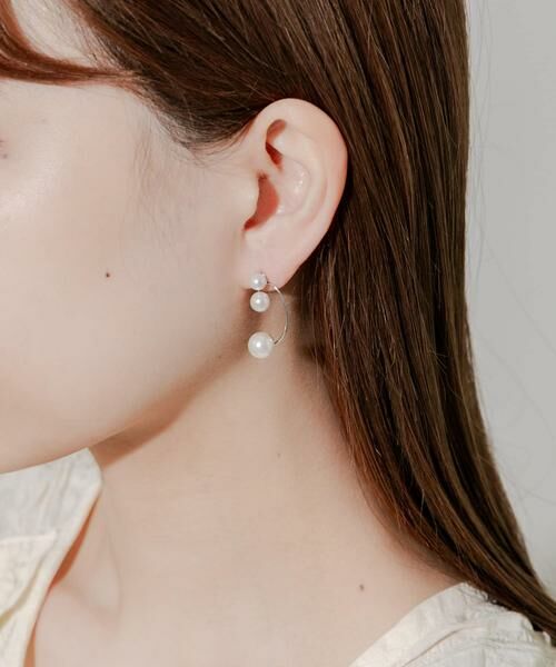 SMELLY / スメリー ピアス・イヤリング | パールカーブラインピアス | 詳細1