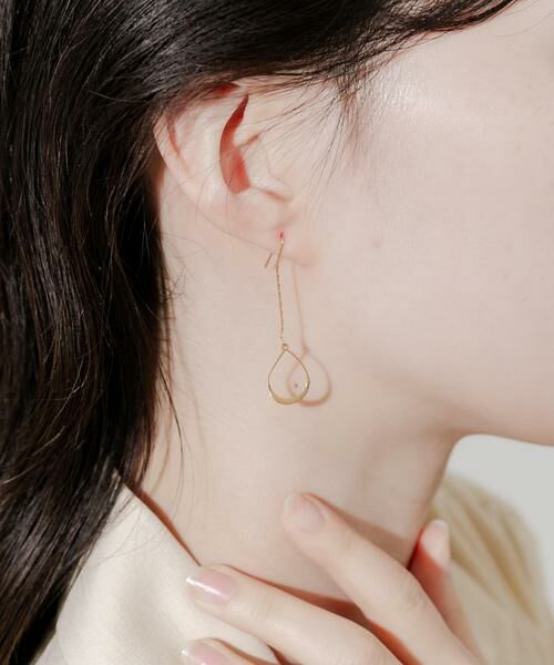 SMELLY / スメリー ピアス・イヤリング | ステンレスチェーンドロップピアス | 詳細2