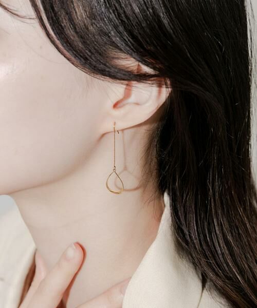 SMELLY / スメリー ピアス・イヤリング | ステンレスチェーンドロップピアス | 詳細3