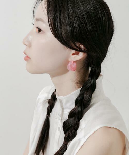 SMELLY / スメリー ピアス・イヤリング | カラーワイドフープピアス | 詳細4