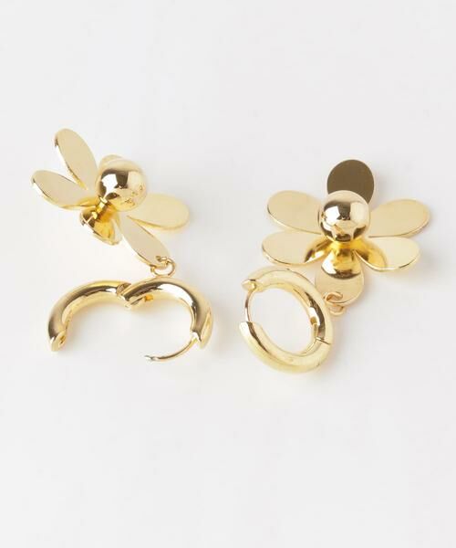 SMELLY / スメリー ピアス・イヤリング | メタルフラワースウィングピアス | 詳細8