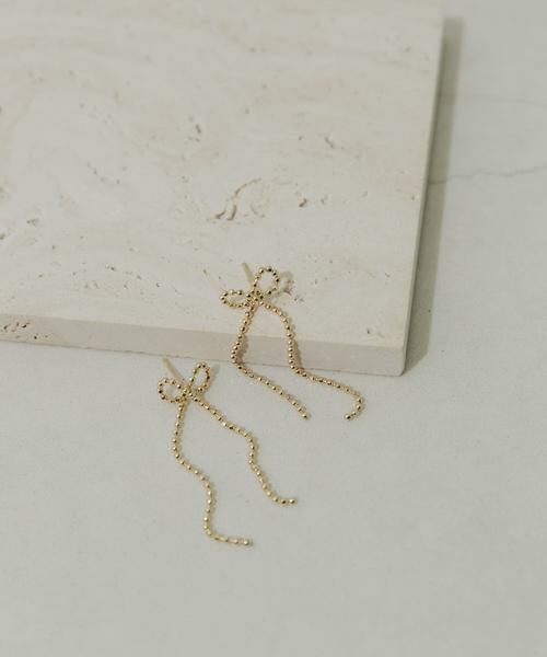 SMELLY / スメリー ピアス・イヤリング | チェーンリボンピアス | 詳細2