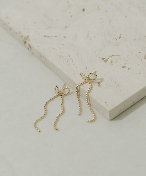 SMELLY / スメリー ピアス・イヤリング | チェーンリボンピアス | 詳細3