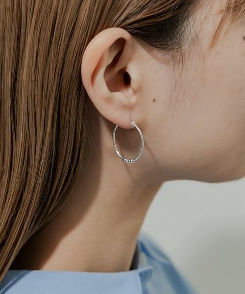 SMELLY / スメリー ピアス・イヤリング | スィンフープピアス | 詳細2