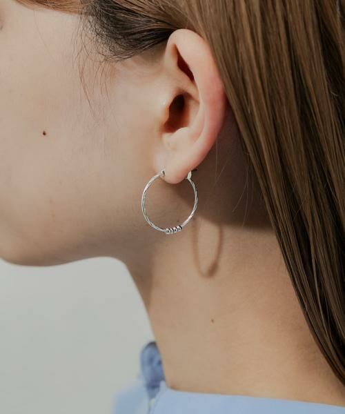 SMELLY / スメリー ピアス・イヤリング | スィンフープピアス | 詳細3