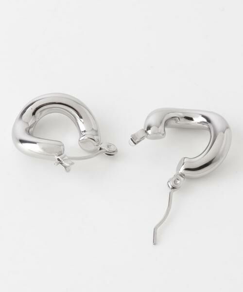 SMELLY / スメリー ピアス・イヤリング | ステンレスニュアンスプックリフープピアス | 詳細6