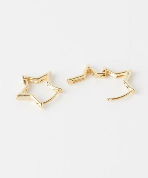 SMELLY / スメリー ピアス・イヤリング | スターモチーフメタルフープピアス | 詳細4