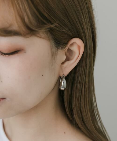 SMELLY / スメリー ピアス・イヤリング | ステンレスプランプフープピアス | 詳細1