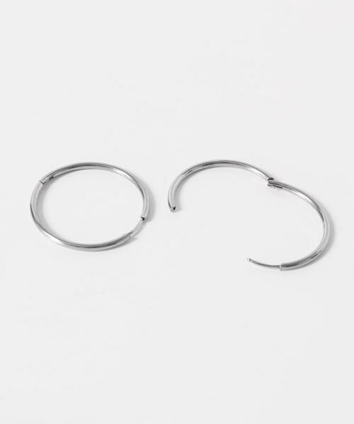 SMELLY / スメリー ピアス・イヤリング | ステンレスフープピアス30mm | 詳細4