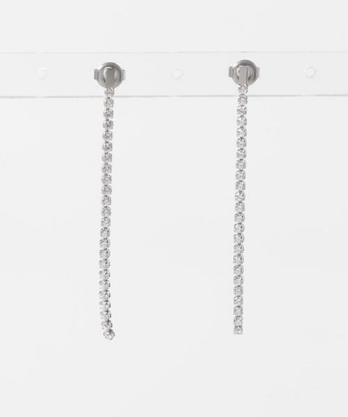 SMELLY / スメリー ピアス・イヤリング | ステンレスビジューチェーンピアス | 詳細6