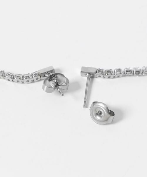 SMELLY / スメリー ピアス・イヤリング | ステンレスビジューチェーンピアス | 詳細7