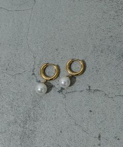 SMELLY / スメリー ピアス・イヤリング | ステンレスパールドロップピアス