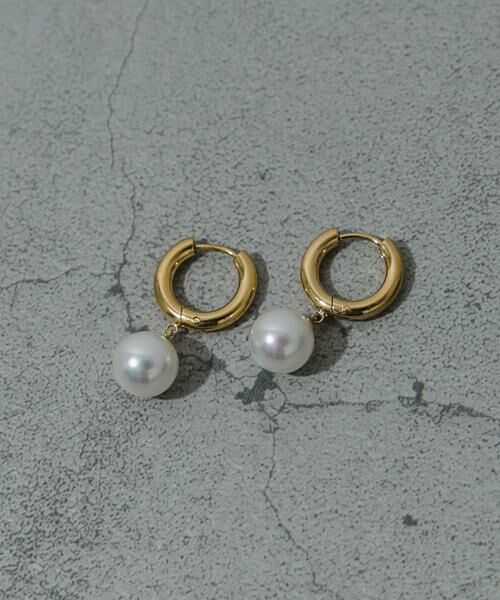 SMELLY / スメリー ピアス・イヤリング | ステンレスパールドロップピアス | 詳細1