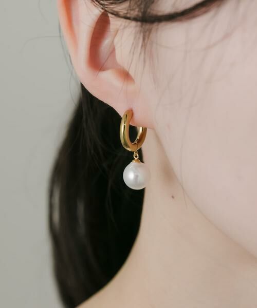SMELLY / スメリー ピアス・イヤリング | ステンレスパールドロップピアス | 詳細4