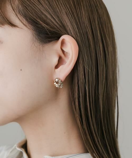 SMELLY / スメリー ピアス・イヤリング | メタルダブルサークルピアス | 詳細3