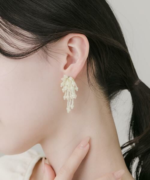 SMELLY / スメリー ピアス・イヤリング | ビーズシャワーピアス | 詳細3