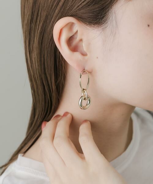 SMELLY / スメリー ピアス・イヤリング | ニュアンスメタルデザインピアス | 詳細1