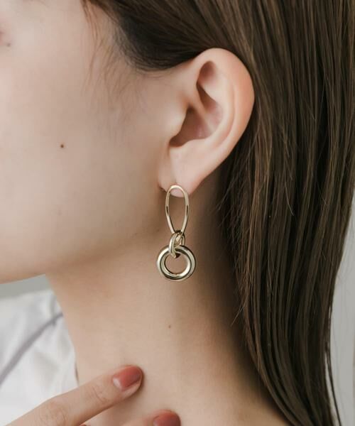 SMELLY / スメリー ピアス・イヤリング | ニュアンスメタルデザインピアス | 詳細4