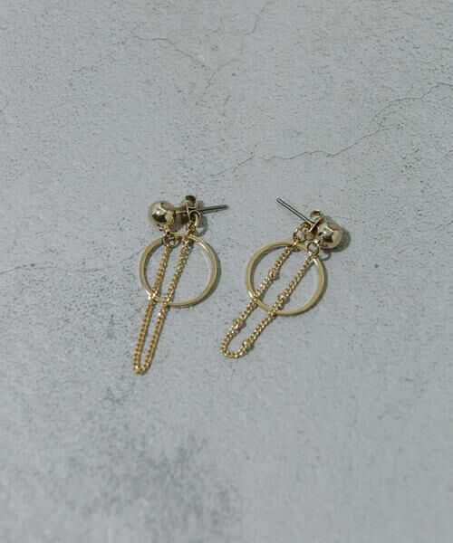 SMELLY / スメリー ピアス・イヤリング | チェーンサークルピアス | 詳細1