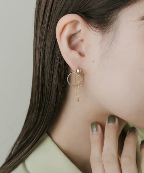 SMELLY / スメリー ピアス・イヤリング | チェーンサークルピアス | 詳細3