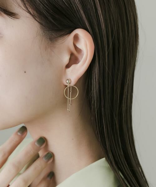 SMELLY / スメリー ピアス・イヤリング | チェーンサークルピアス | 詳細5