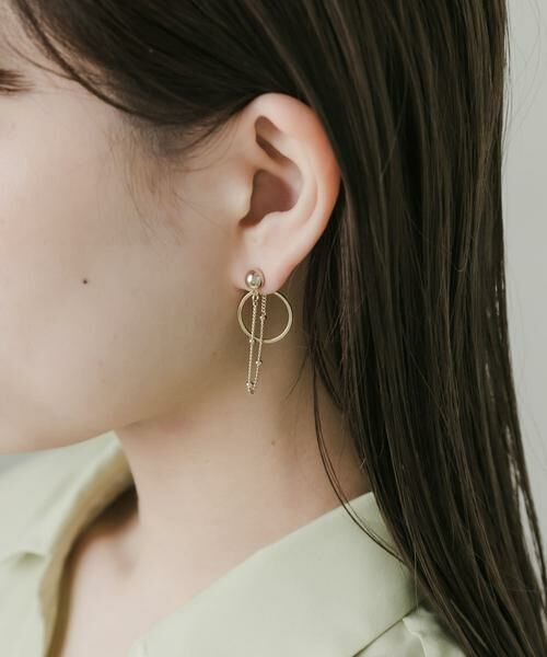 SMELLY / スメリー ピアス・イヤリング | チェーンサークルピアス | 詳細6