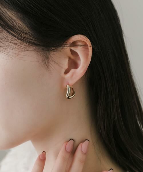 SMELLY / スメリー ピアス・イヤリング | メタルニュアンスワンタッチピアス | 詳細1