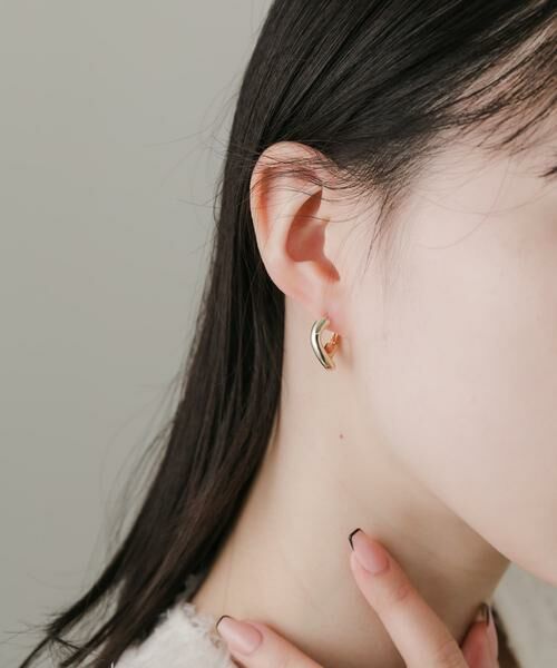 SMELLY / スメリー ピアス・イヤリング | メタルニュアンスワンタッチピアス | 詳細3