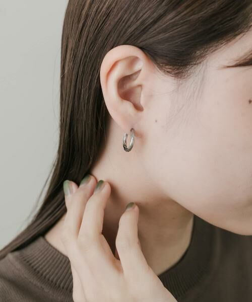 SMELLY / スメリー ピアス・イヤリング | ステンレスツイストフープピアス | 詳細7