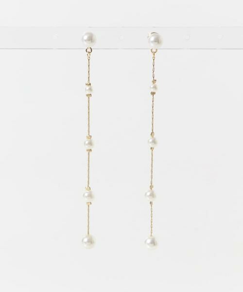 SMELLY / スメリー ピアス・イヤリング | パールロングチェーンピアス | 詳細4