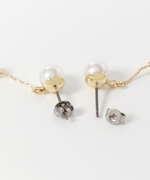 SMELLY / スメリー ピアス・イヤリング | パールロングチェーンピアス | 詳細5